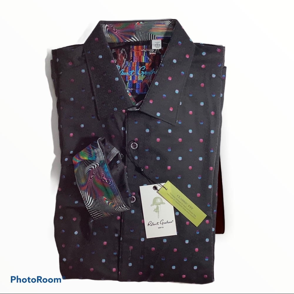 NWT Robert Graham Orion Arm Classic Fit Shirt - Picture 1 of 7